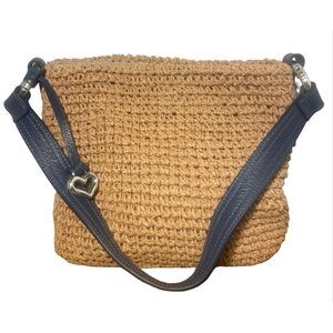 Brighton Vintage Woven Raffia Mini Tote NWOT